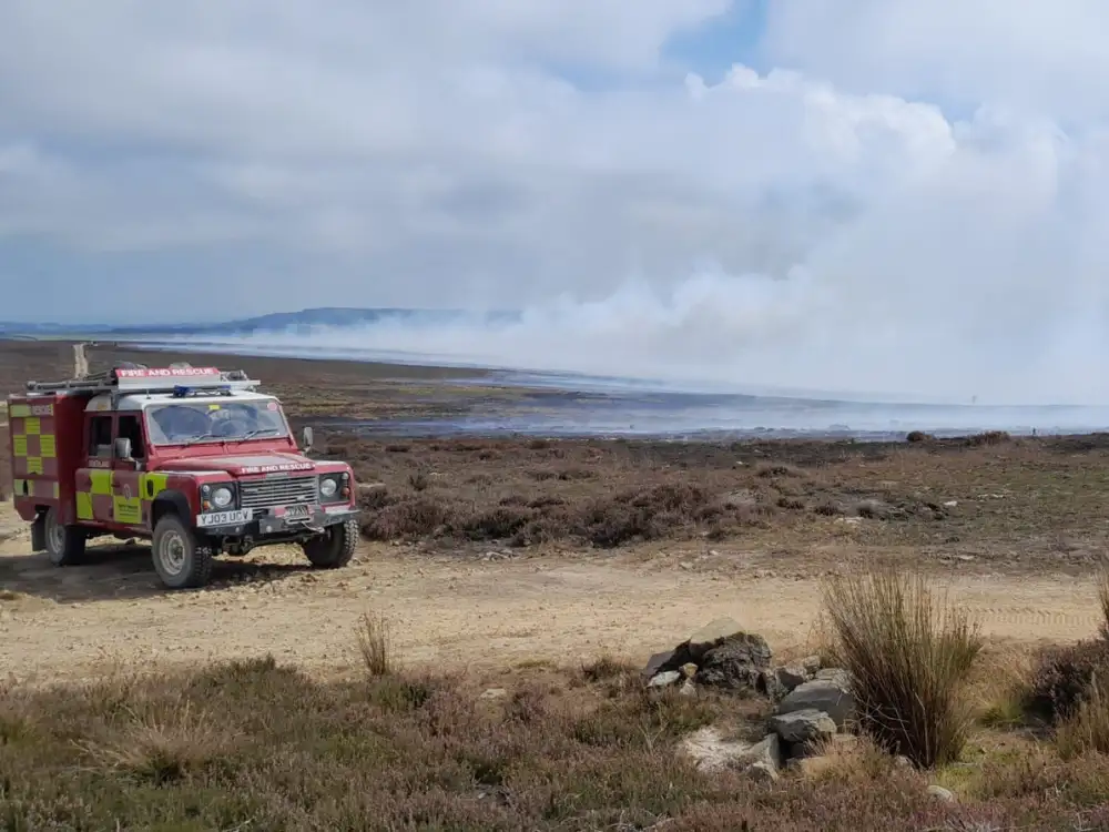 Fire crews continue to tackle Langdale Moor blaze into fifth day