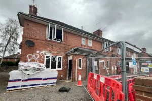 Shock as ‘Brits Only’ graffiti daubed on York homes earmarked for locals