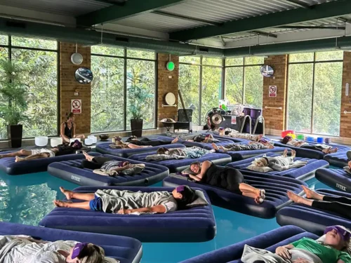 Float away in this unique relaxing experience at York swimming pool