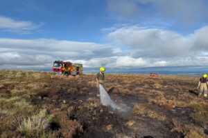 Council pledge to support communities after moorland fire