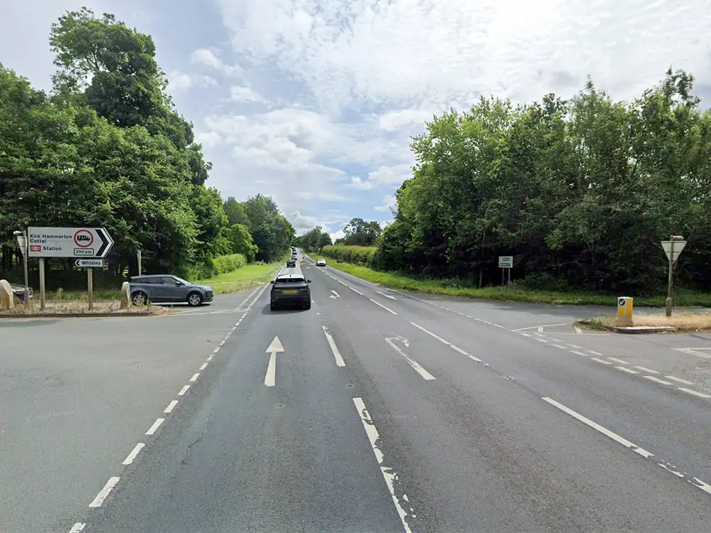 Crash on the A59 west of York – major traffic congestion