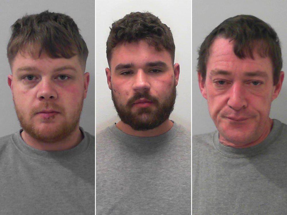 Three jailed for their part in robbery in which two people were stabbed