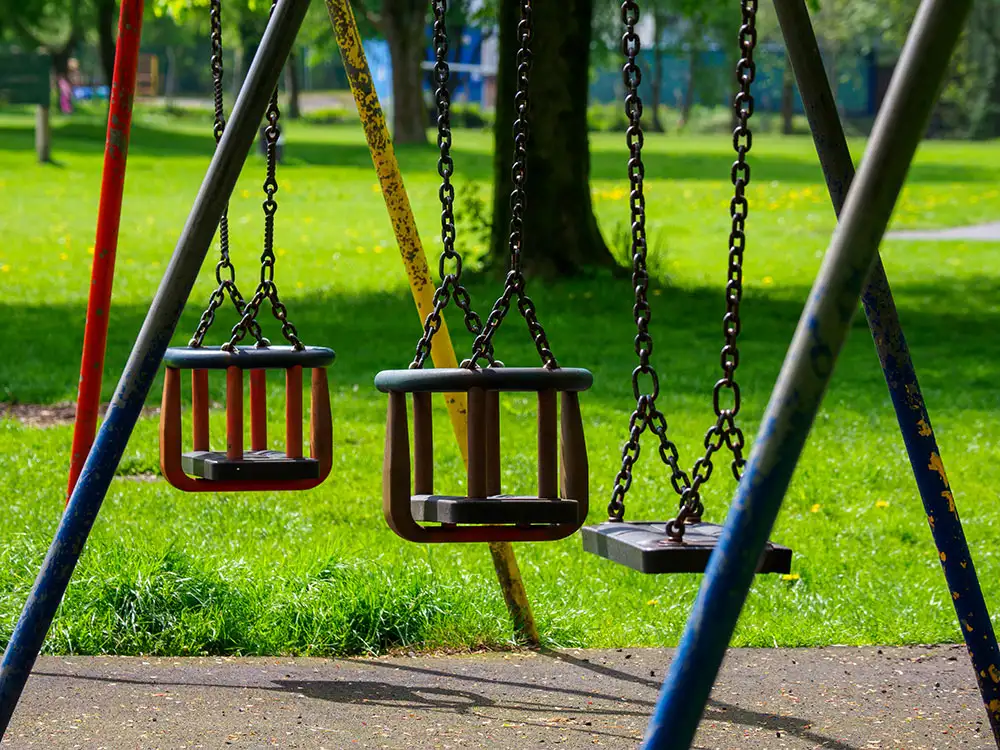 Firefighters release person stuck in baby swing in York