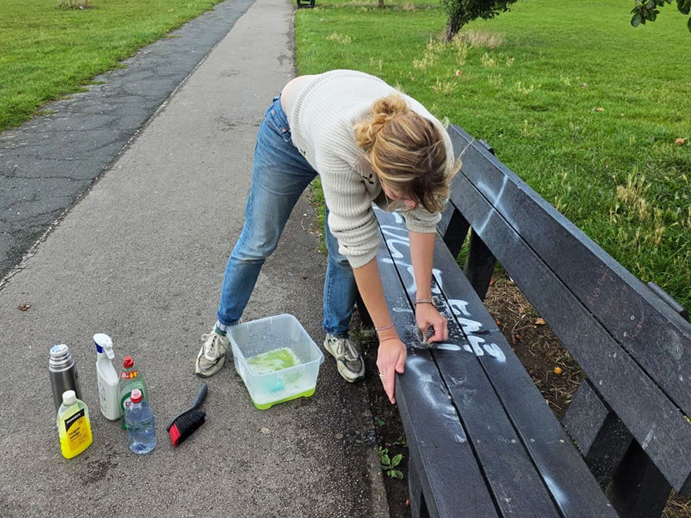 ‘Depressing and upsetting’: Racist graffiti daubed in York park