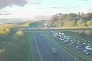 Updated: A1M reopens after multi-vehicle crash
