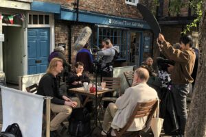 German broadcaster visits York to look at the debate over flags