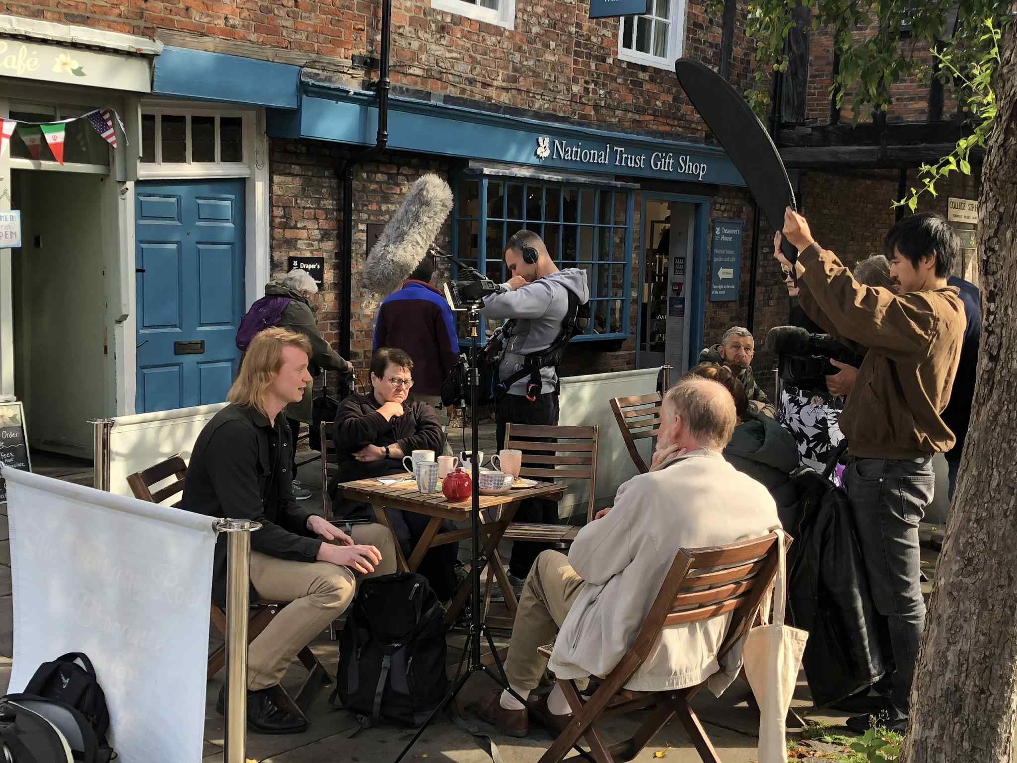 German broadcaster visits York to look at the debate over flags