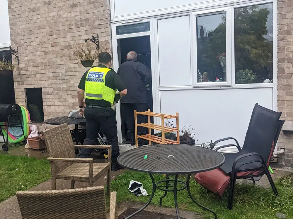 Two arrested in police drugs raid on York estate