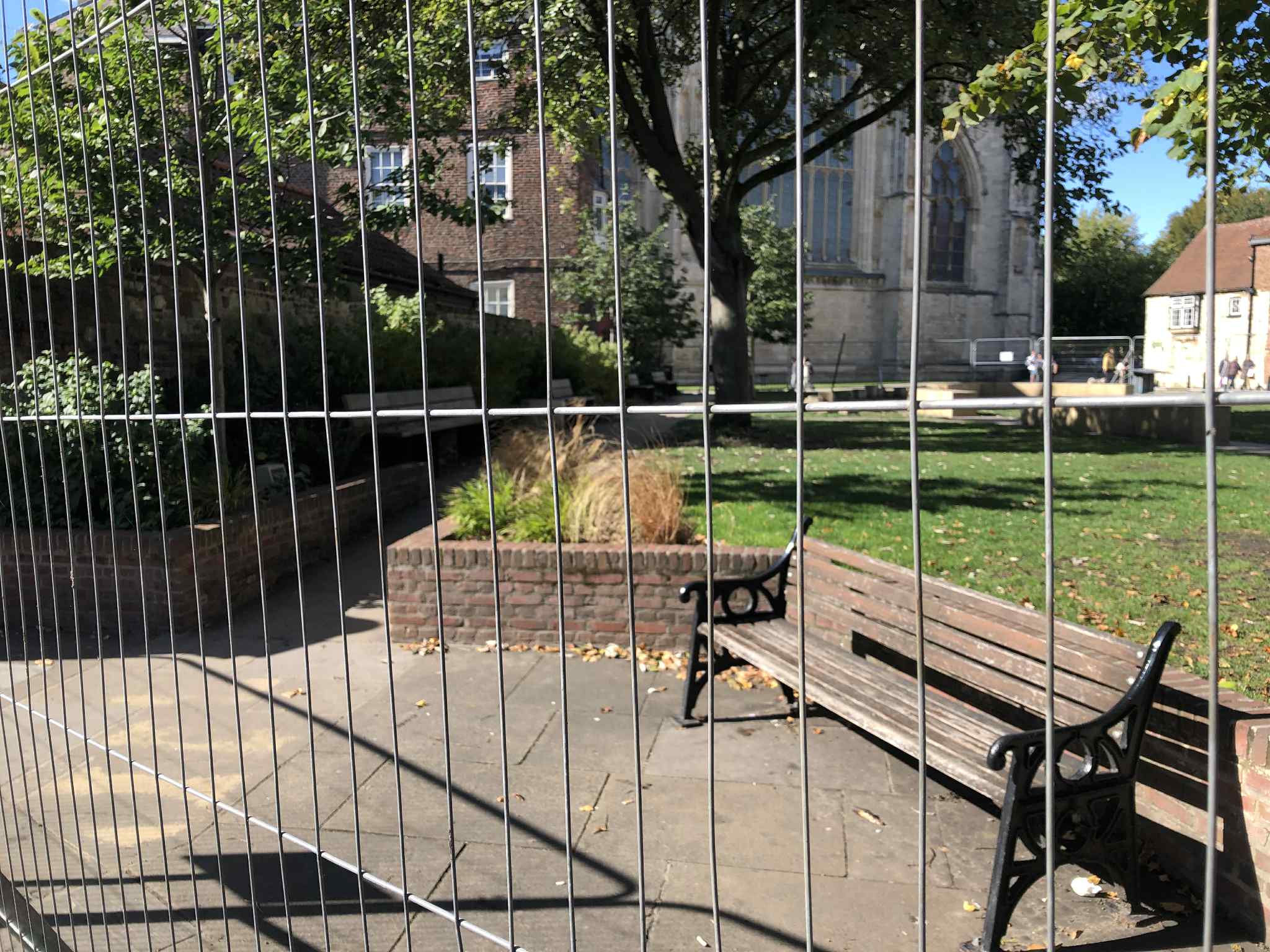 Popular green space in York fenced off for several weeks