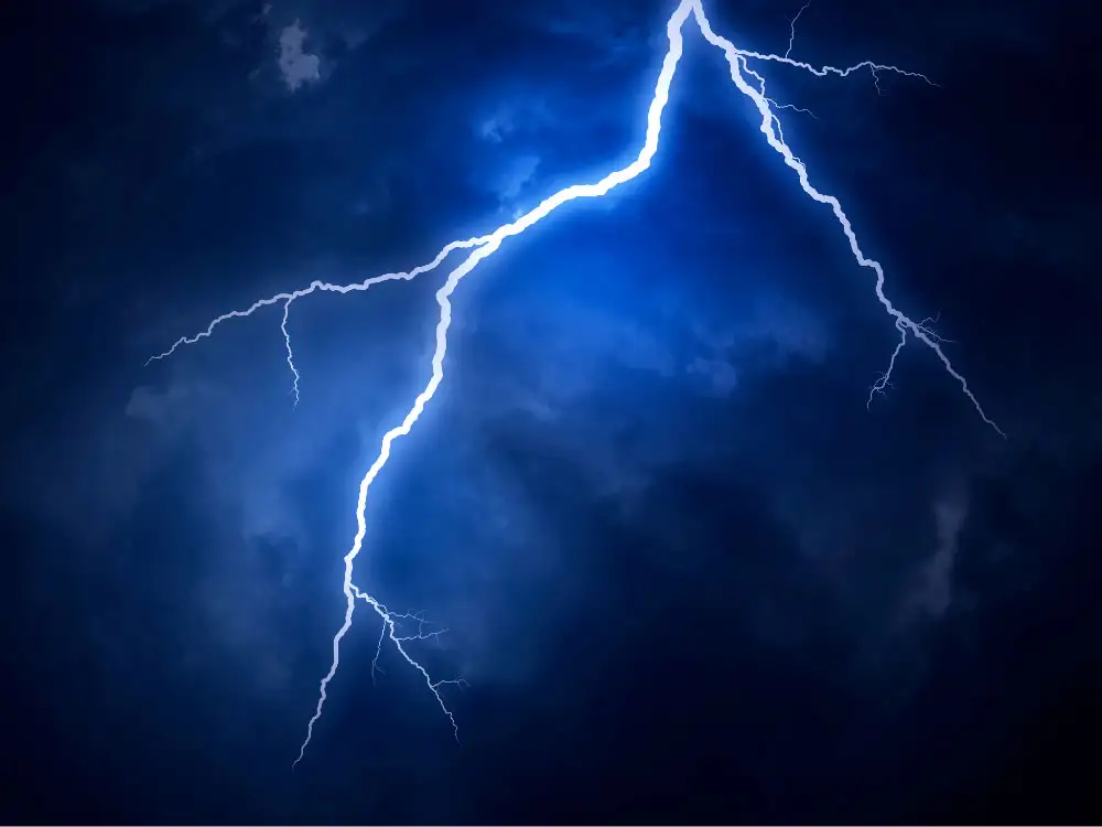 Lightning strikes wind turbine in North Yorkshire