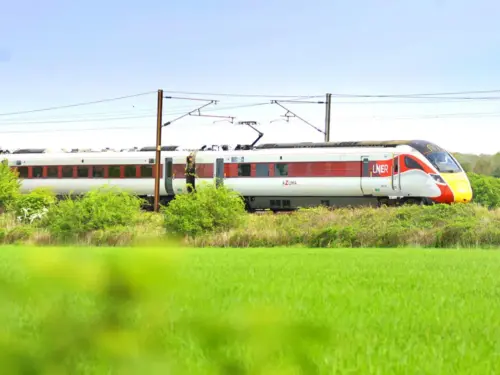 Fire delays some trains on the East Coast Main Line