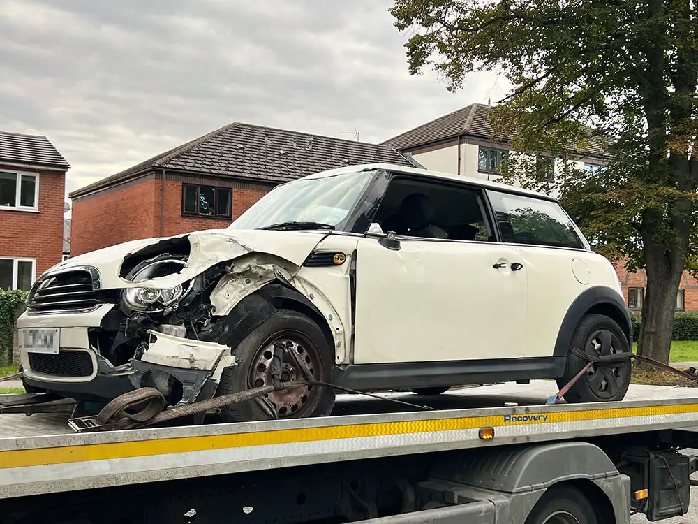 Road reopens after crash involving a Mini Cooper in York