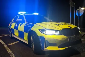 Police officer injured and two teenagers in custody following pursuit