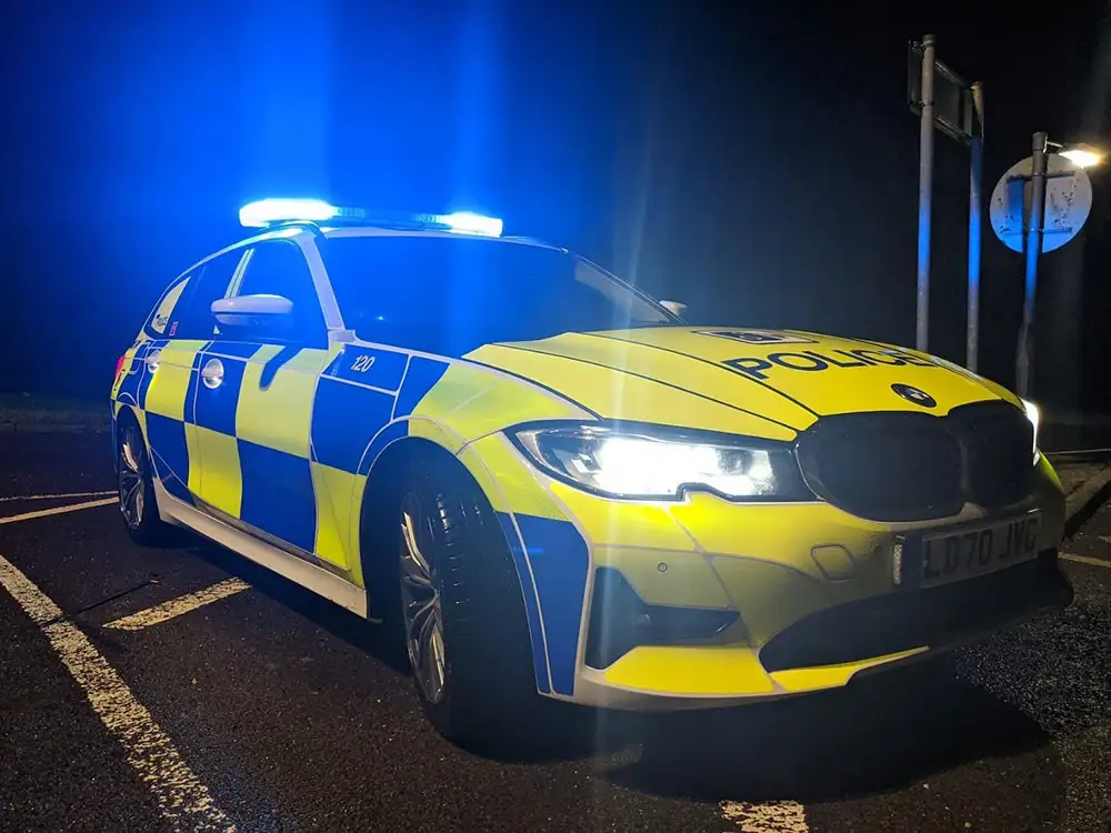 Police officer injured and two teenagers in custody following pursuit