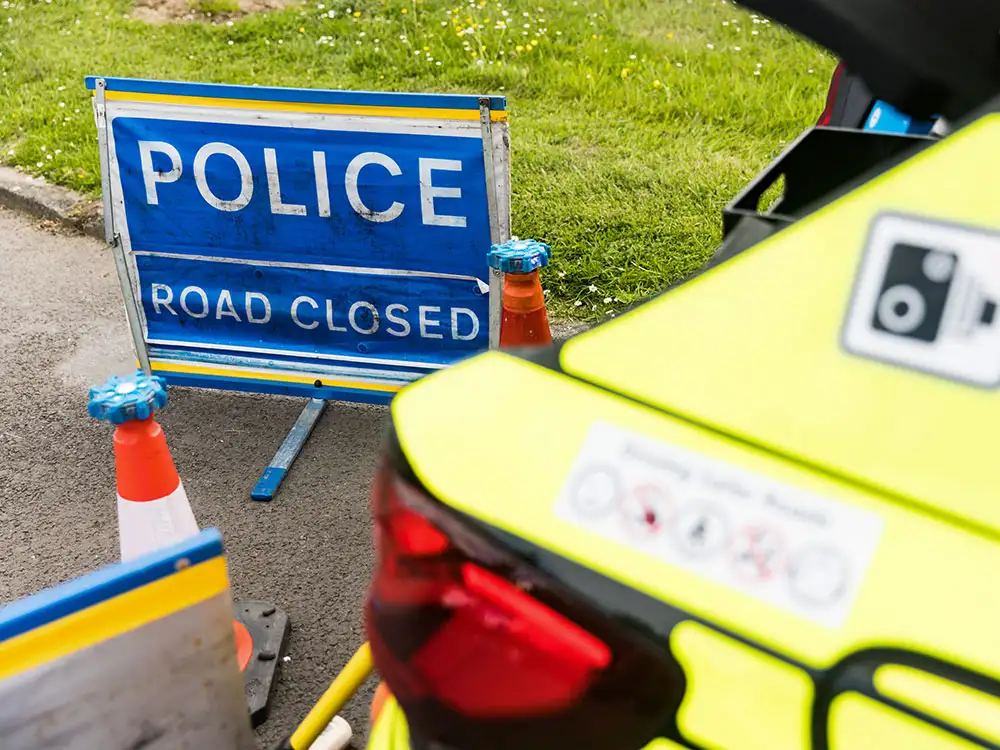 Crash blocks road near Knaresborough