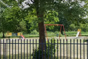 Crews tackle fire in York play park