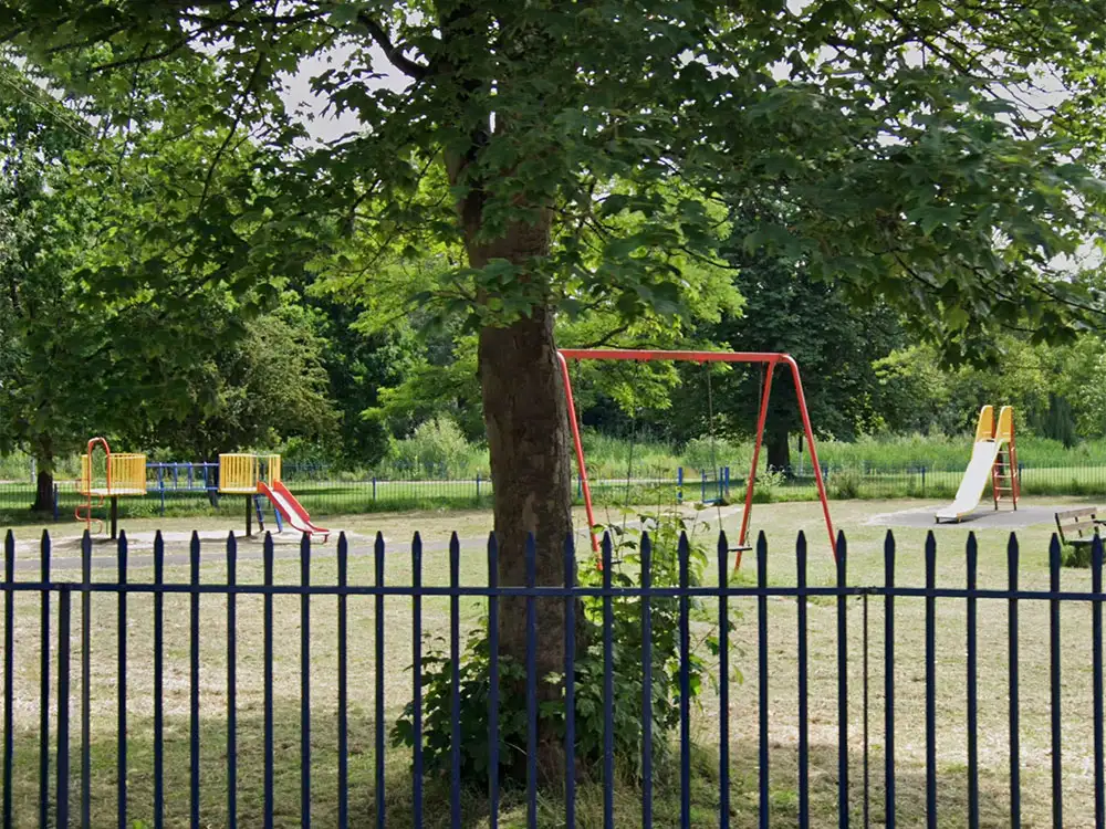 Crews tackle fire in York play park