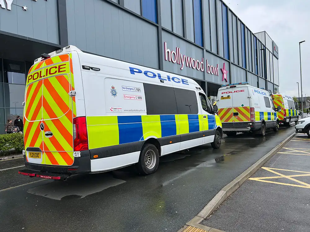 Large police presence in York ahead of football clash