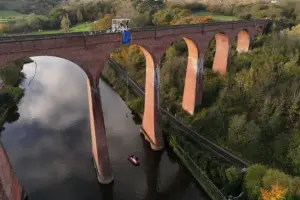 The ultimate head rush? Bungee jump from North Yorkshire viaduct is the only one of its kind