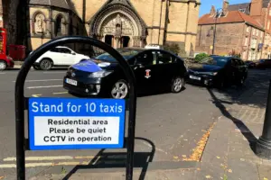 Vehicle attacked with a screwdriver after argument at York taxi rank