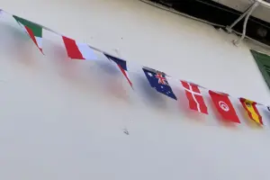 York traders put up global bunting to signal they’re a ‘safe space’ to anyone under threat