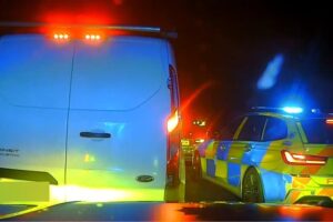 Two men arrested on the A1 after van thefts