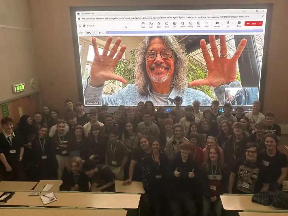 Rock legend teaches York music students in special college  event