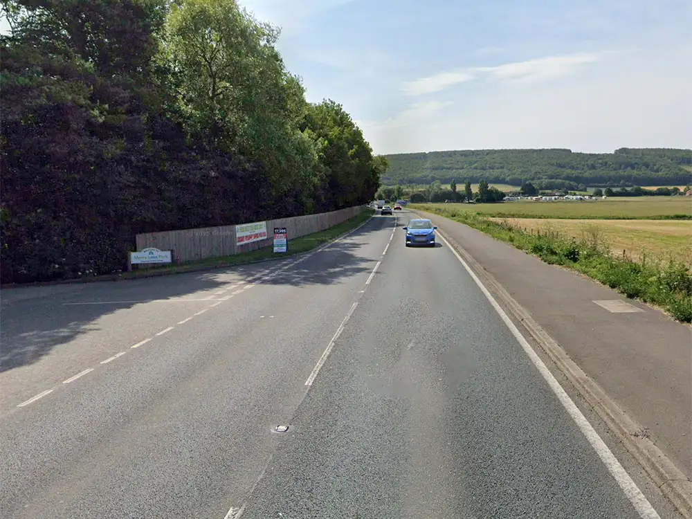 Man walking his dog dies in A64 collision near Scarborough