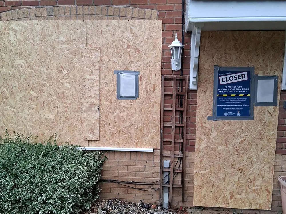 Nightmare neighbour with a crossbow banned from his house