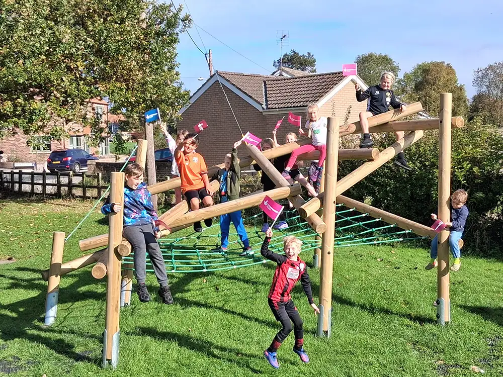 ‘We’re making a huge difference’ – North Yorkshire village playground celebrates new equipment