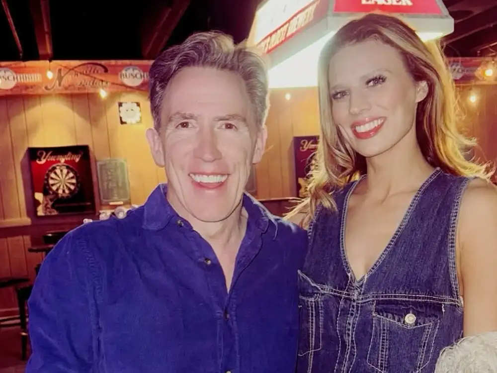 York singer says comedian Rob Brydon was ‘awesome’ to work with