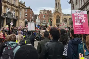 ‘We are a city that flies its values high’: Hundreds join Stand Up To Racism rally in York