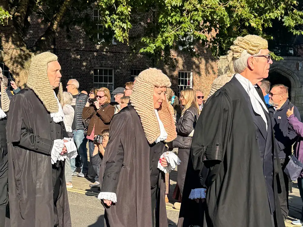 Pictures: All the splendour of the law on parade in York