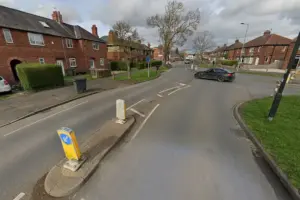 Van abandoned in middle of busy York road