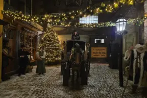 25 pix: Green Father Christmas, seasonal Sixties, and festive fun at York Castle Museum