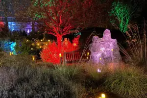 Watch: Ghosts appear in hidden York garden