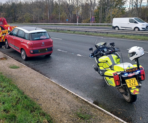 Police take several uninsured cars off the road