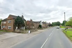 Police investigate after smoking Mercedes abandoned in North Yorkshire village