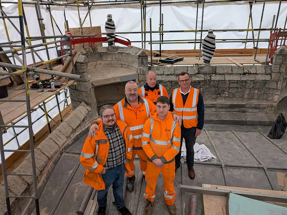 Scaffolding to come down from York bar as work nears completion