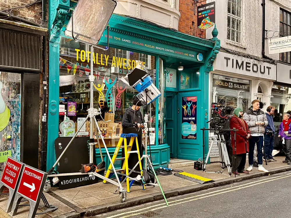 Game Of Thrones star films new Christmas movie in York