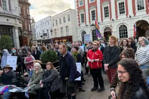 Trans rights rally in York outnumbers flagger protest as police watch on
