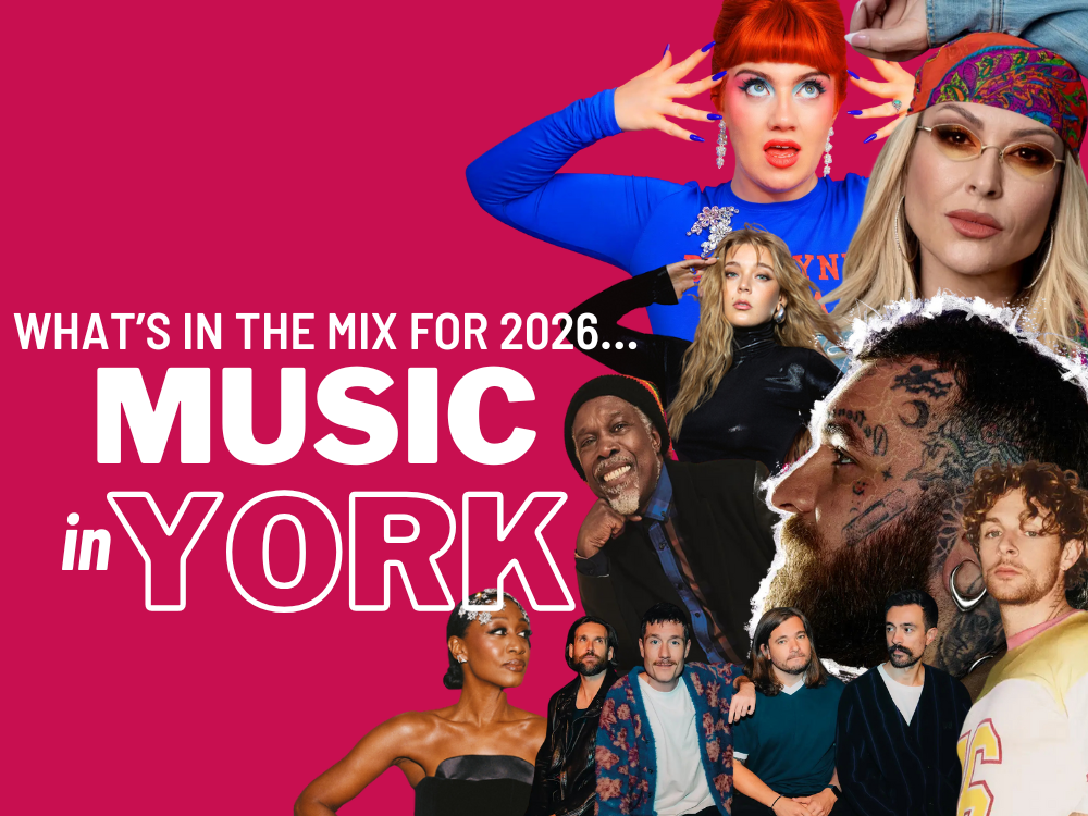 20 music acts coming to York and North Yorkshire in 2026
