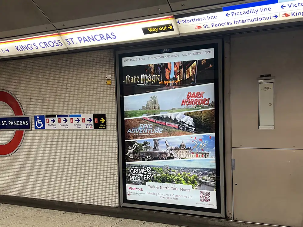 York is playing a starring role on the London Underground this month