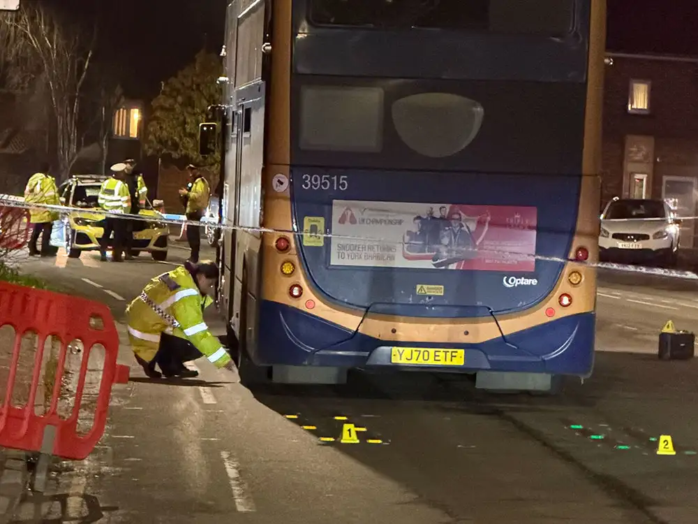 Teenage girl seriously injured in collision with bus in York