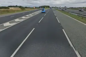 Man seriously injured while fleeing from motorway crash in North Yorkshire