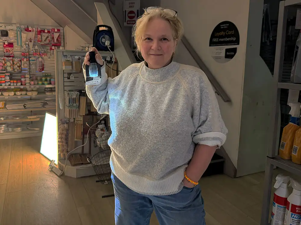 Famous York shop operating by torchlight after power cut