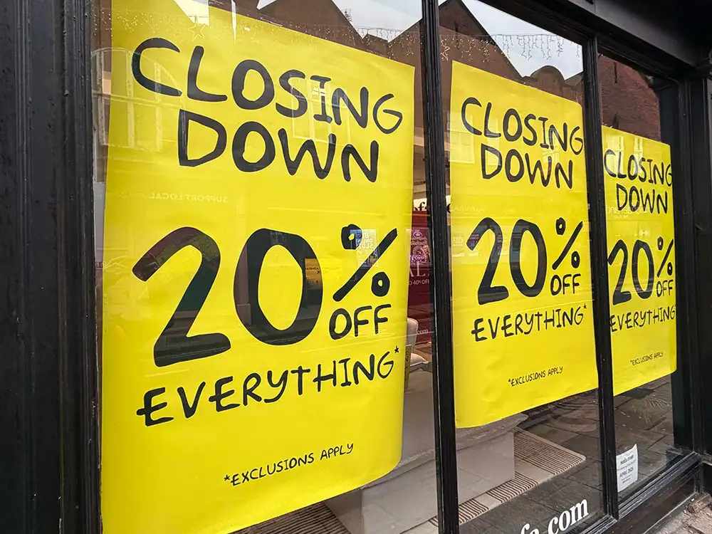York store set to close after trading for more than three years