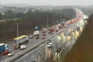 Update: A1M back to normal after crash