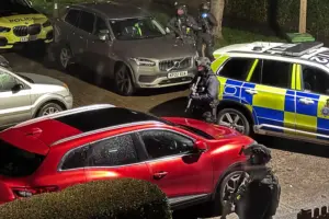 Pictures: Armed police swoop on York house in late night raid