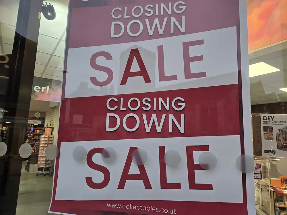 York city centre shop to close – and launches sale